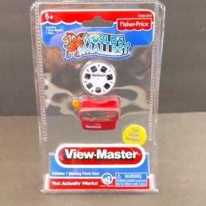 World's Smallest View Master View Master Reel / Viewer Mini Toy NEW